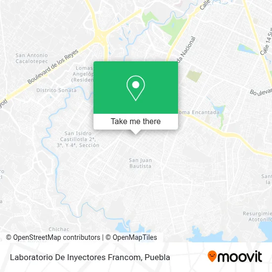 Laboratorio De Inyectores Francom map