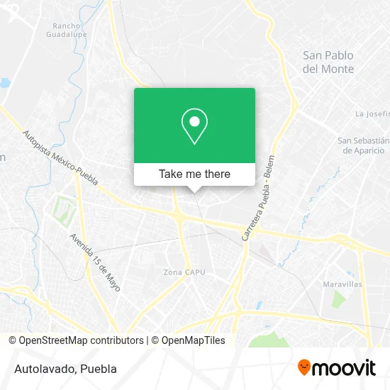 Autolavado map
