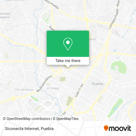 Siconecta Internet map