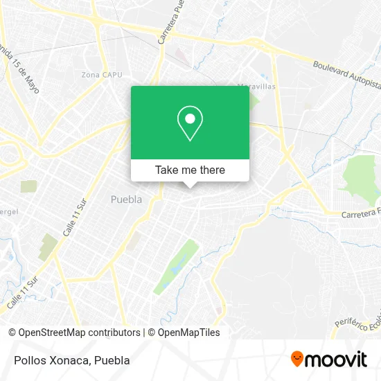 Pollos Xonaca map