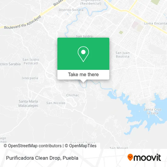 Purificadora Clean Drop map