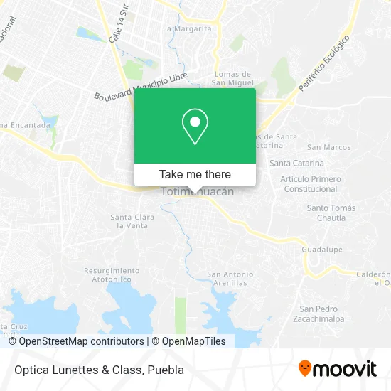 Optica Lunettes & Class map
