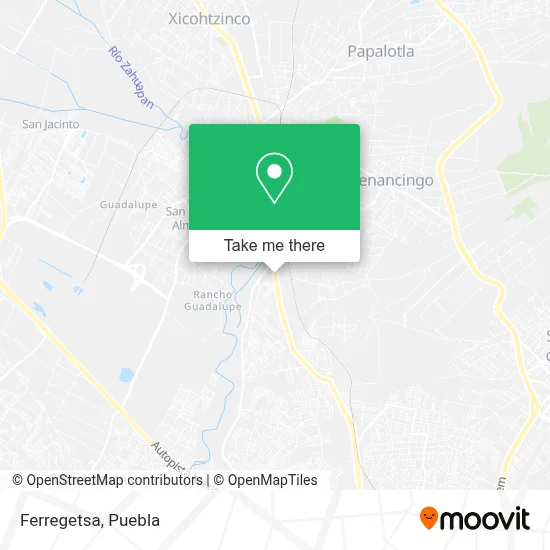 Ferregetsa map