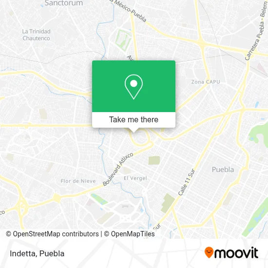 Indetta map