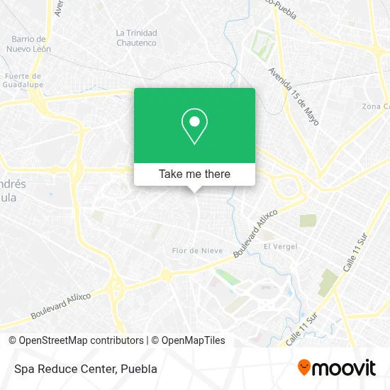 Spa Reduce Center map