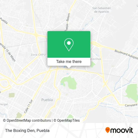 The Boxing Den map