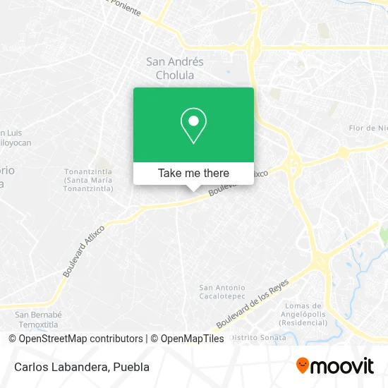 Carlos Labandera map