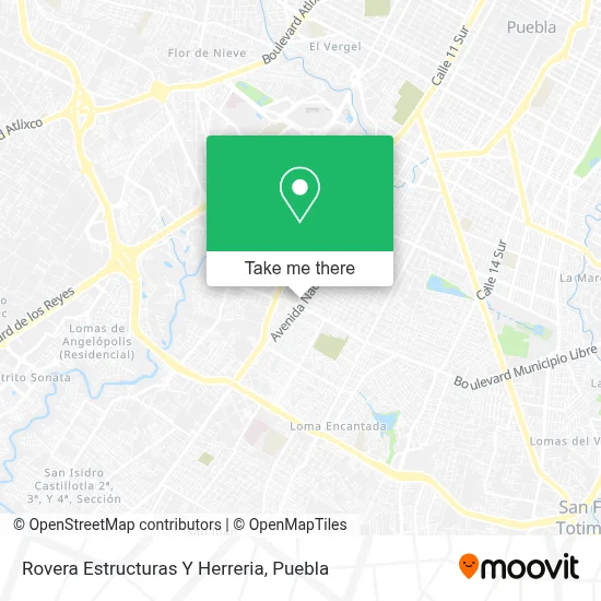 Rovera Estructuras Y Herreria map