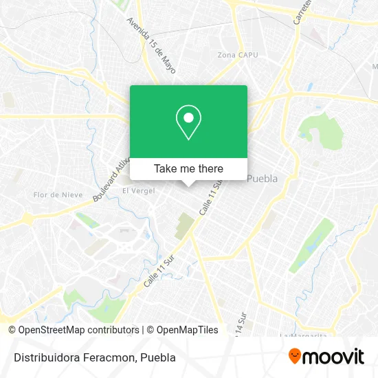 Distribuidora Feracmon map