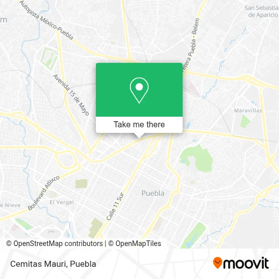 Cemitas Mauri map