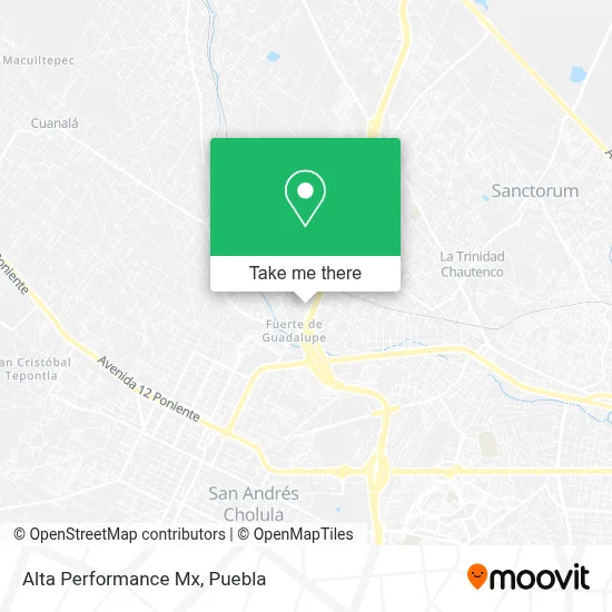 Alta Performance Mx map