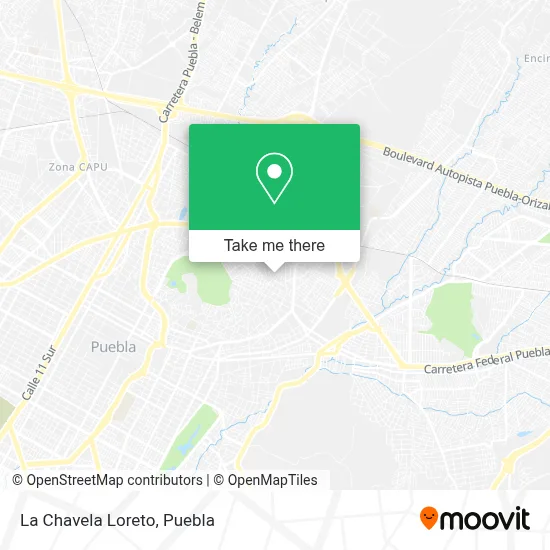 La Chavela Loreto map