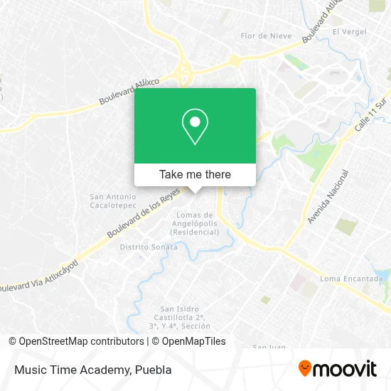 Music Time Academy map