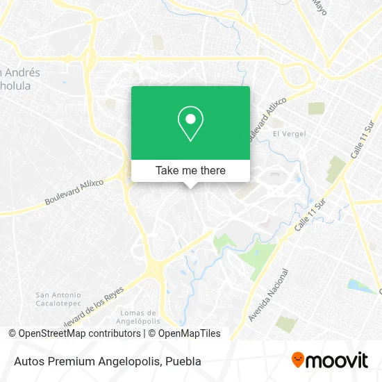 Autos Premium Angelopolis map