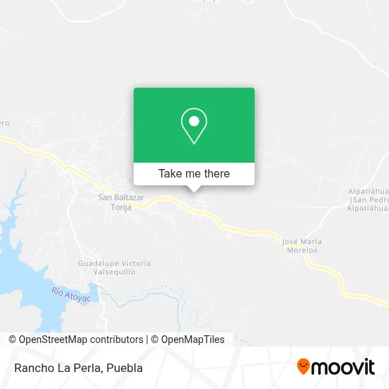 Rancho La Perla map