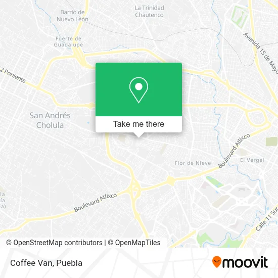 Coffee Van map
