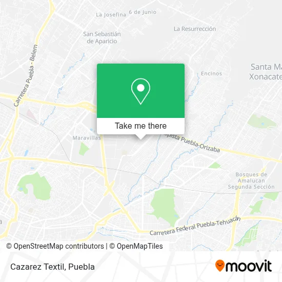 Cazarez Textil map