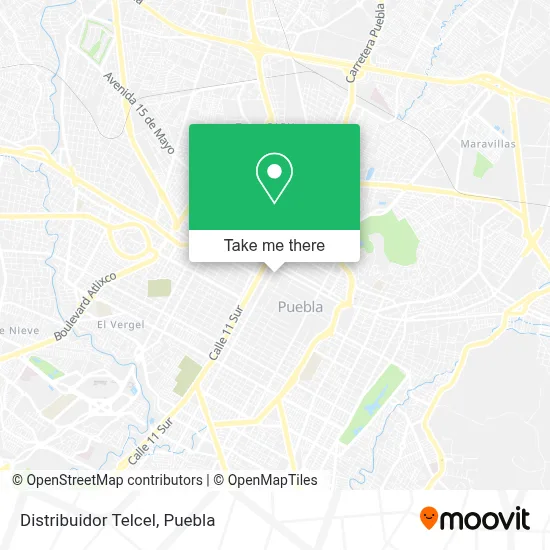 Distribuidor Telcel map