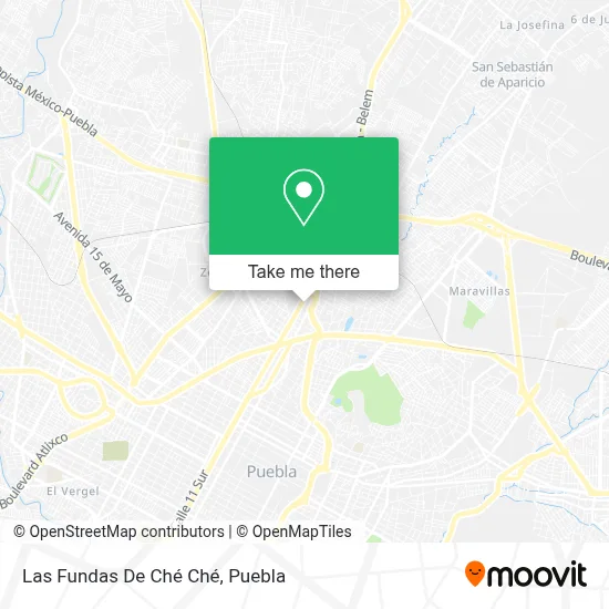Las Fundas De Ché Ché map