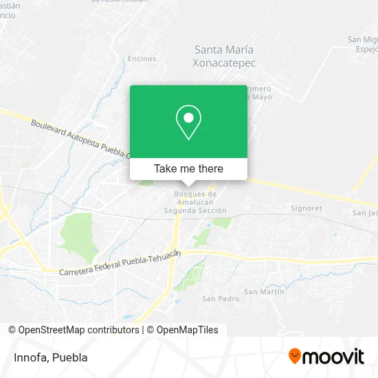 Innofa map