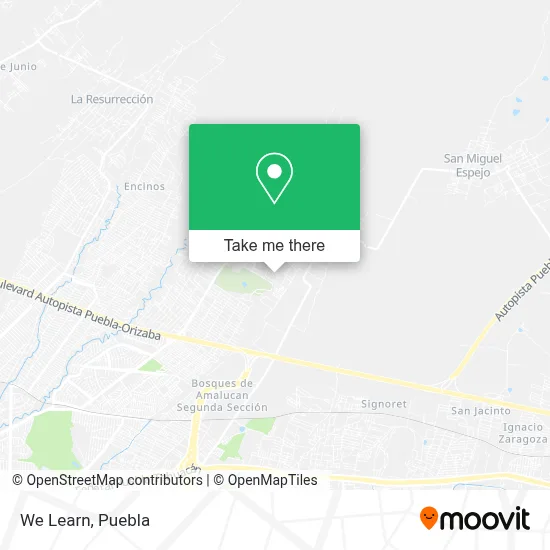 We Learn map