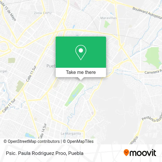 Psic. Paula Rodriguez Proo map
