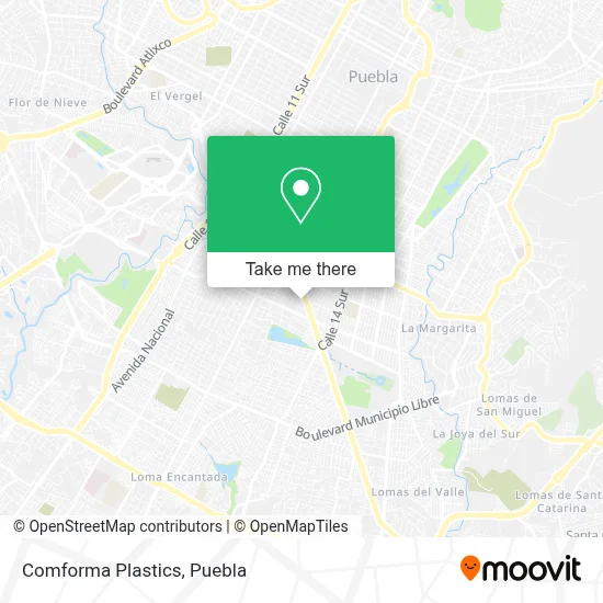 Comforma Plastics map