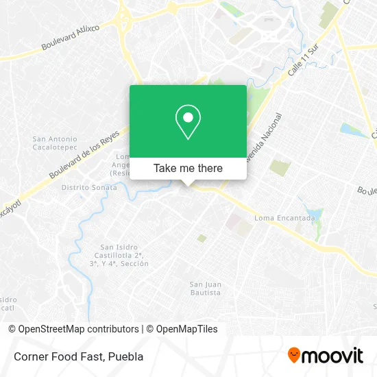 Corner Food Fast map