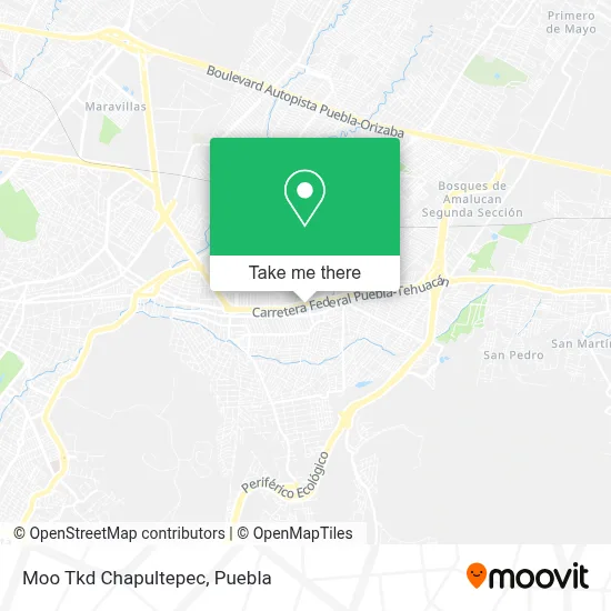 Moo Tkd Chapultepec map
