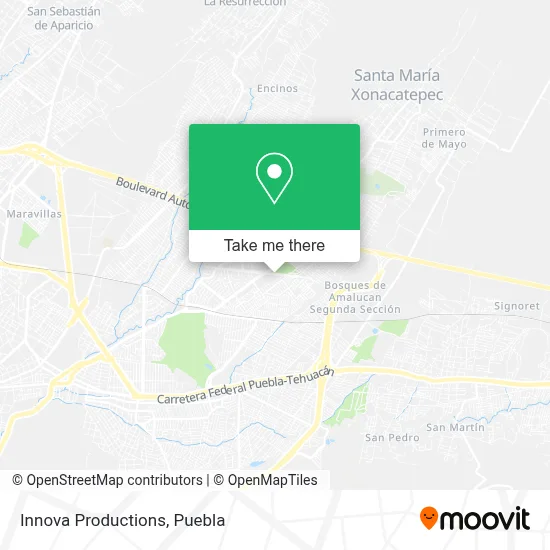 Innova Productions map