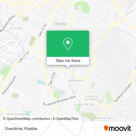 Overdrive map