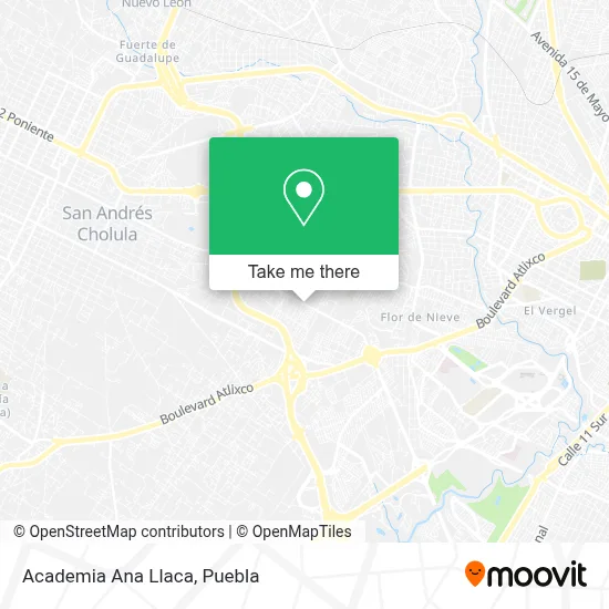 Academia Ana Llaca map