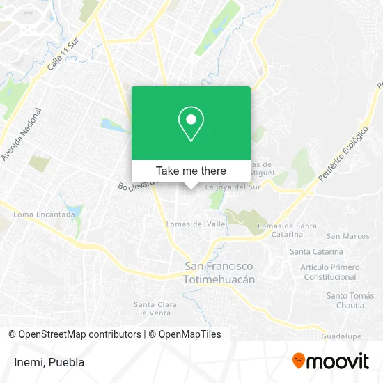 Inemi map