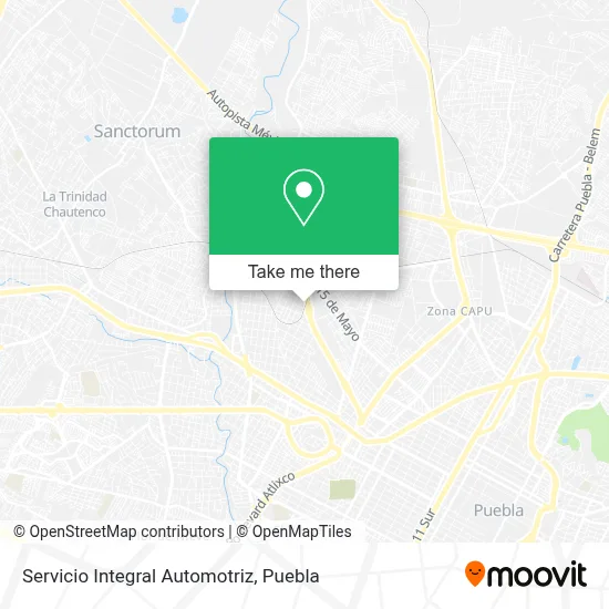 Servicio Integral Automotriz map