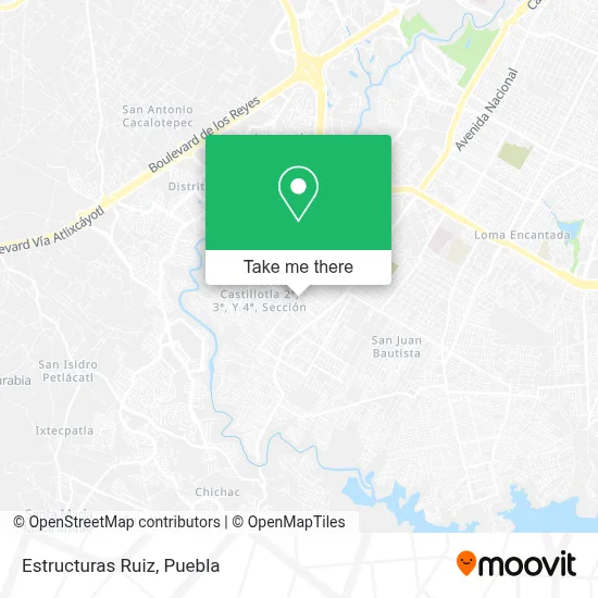 Estructuras Ruiz map