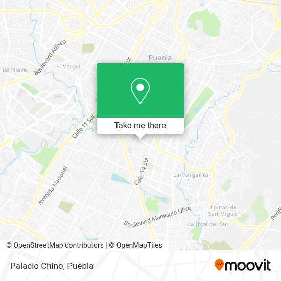 Palacio Chino map