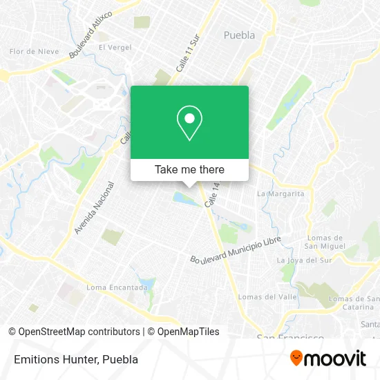 Emitions Hunter map