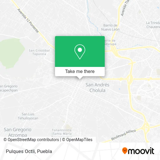 Pulques Octli map