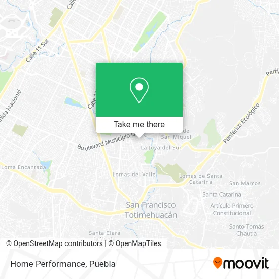 Home Performance map