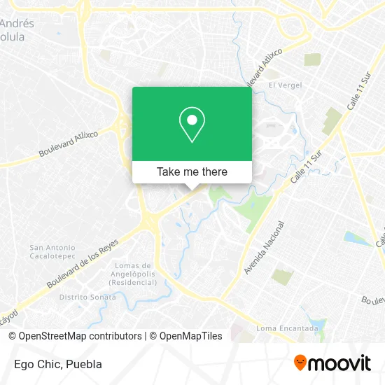 Ego Chic map