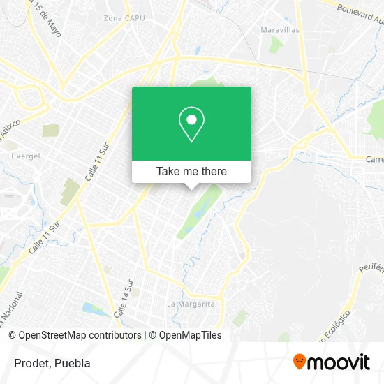 Prodet map