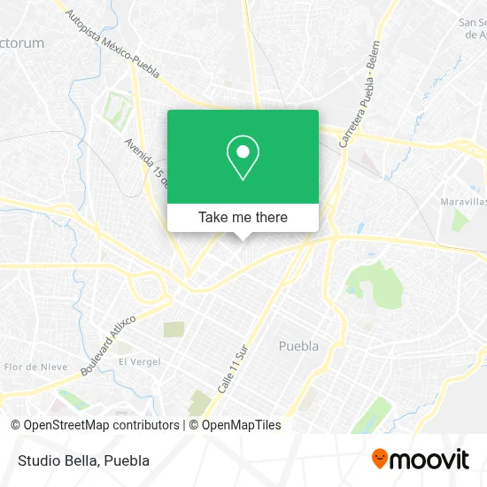 Studio Bella map