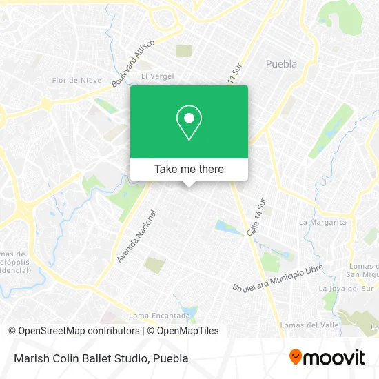 Marish Colin Ballet Studio map