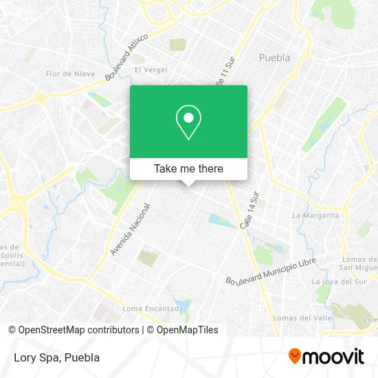 Lory Spa map
