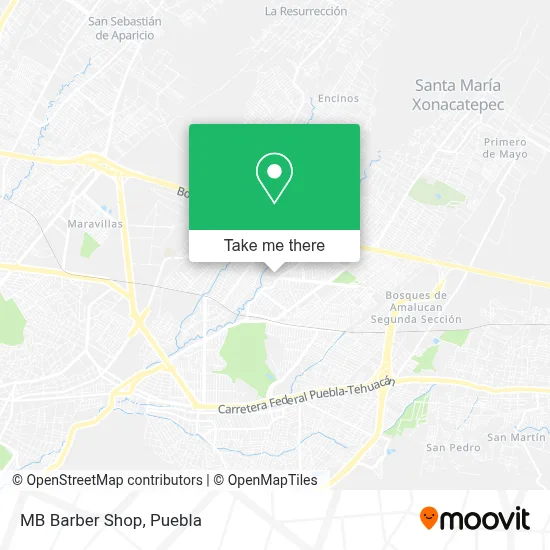MB Barber Shop map