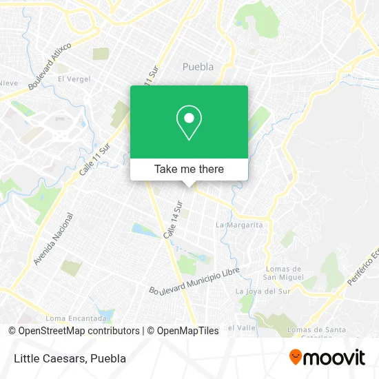 Little Caesars map