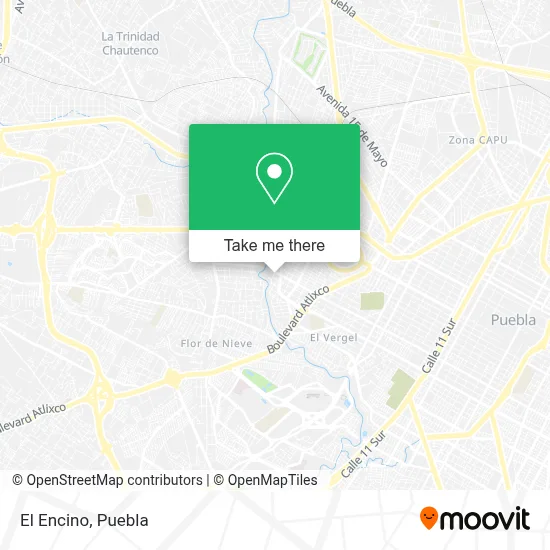 El Encino map