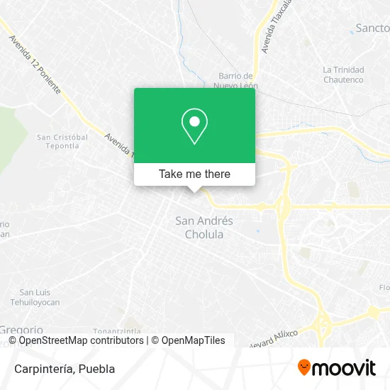Carpintería map