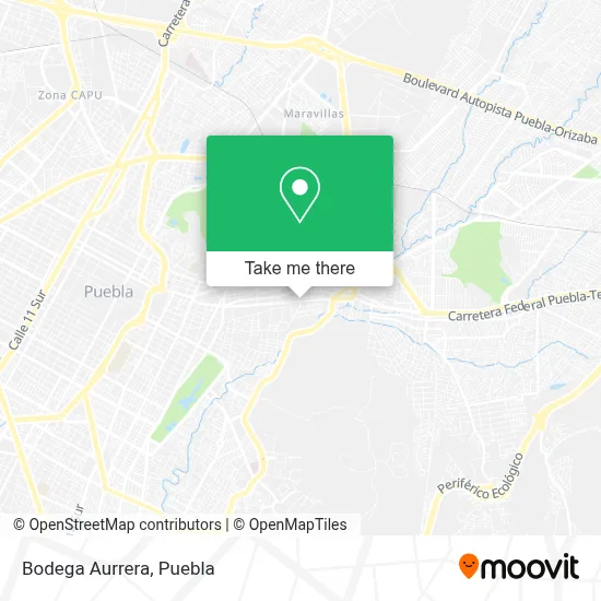 Bodega Aurrera map