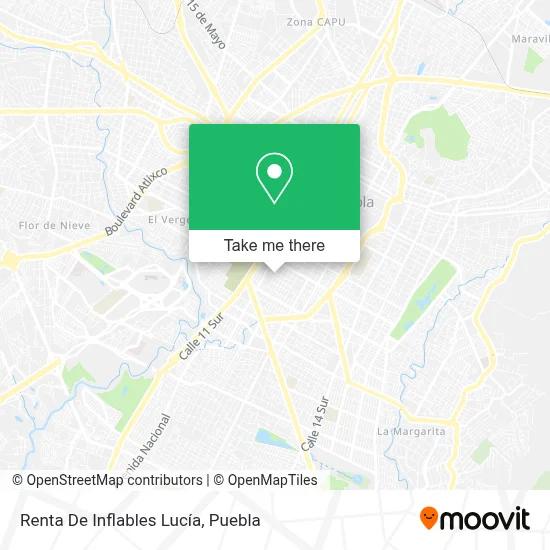 Renta De Inflables Lucía map